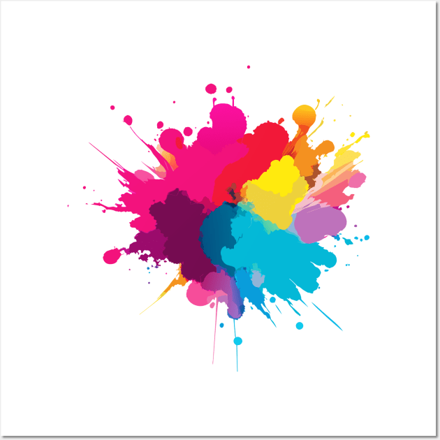 Happy Holi Wall Art by teeauthority